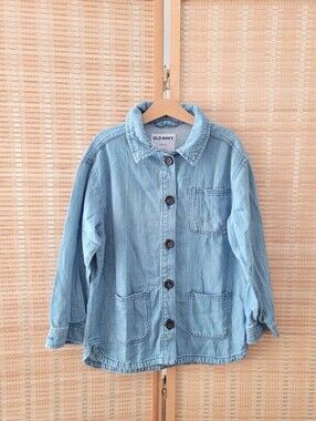 Old Navy Light Blue Kids' Denim Chore Jacket